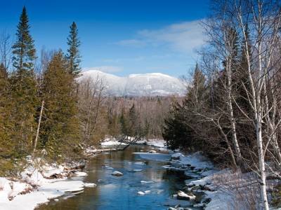 SLsp21 Carrabassett River with Bigelow Range