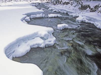 SLw3 Rapid Stream Winter, Kingfield, ME