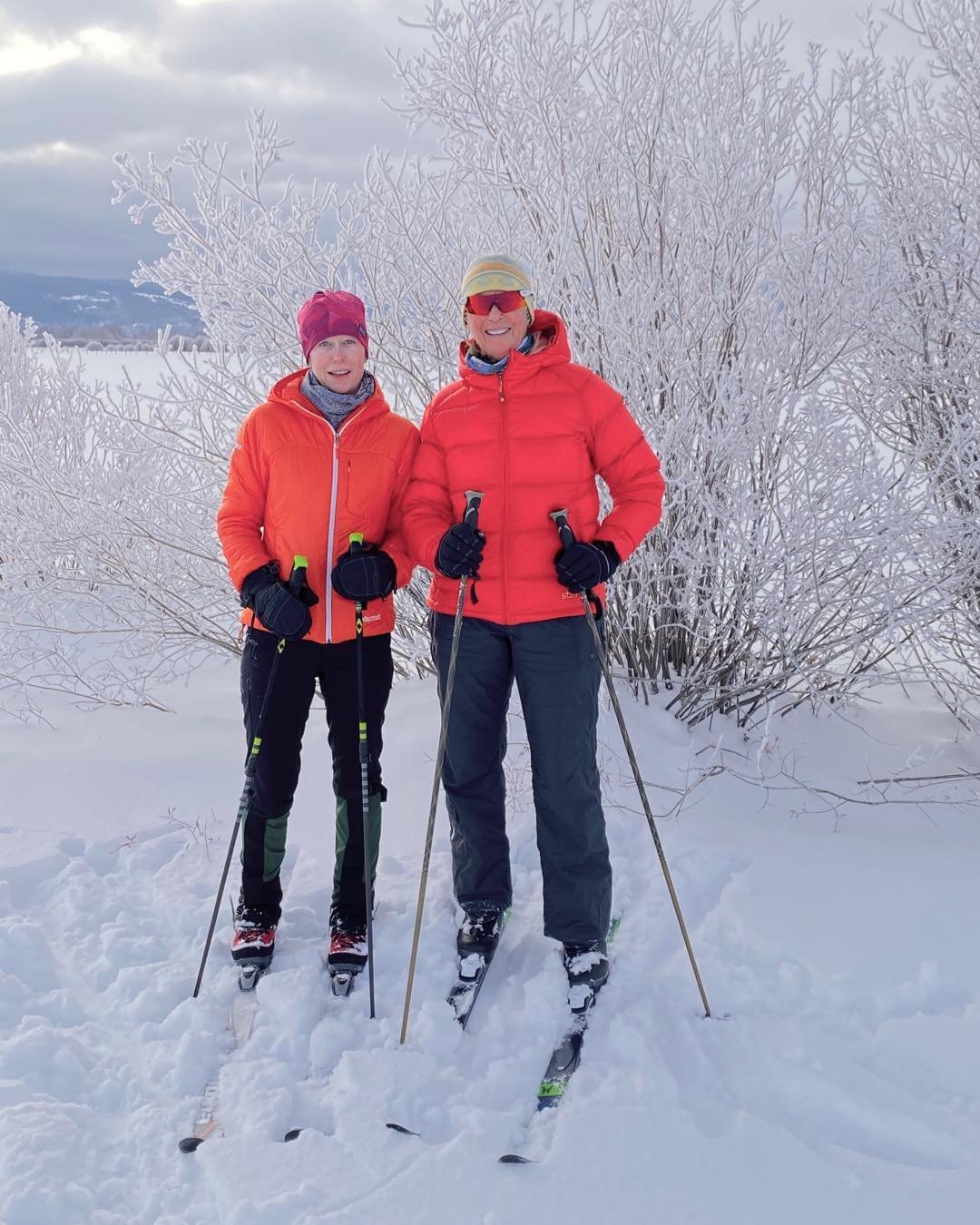Cindy and Sarah on a Cold morning at Fox Creek, Victor, Idaho #victoridaho #orcuttphotography #tetonvalleyidaho
