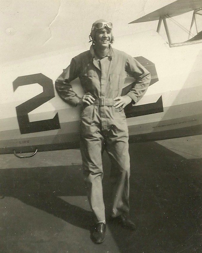 Honoring Cindy’s father, Dave Plank, who served in the US Army Air Corps during WWII.